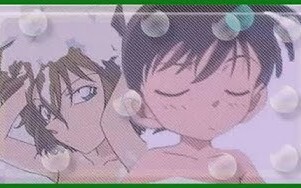 Animasi|Ai Haibara dan Conan Edogawa-Melindunginya