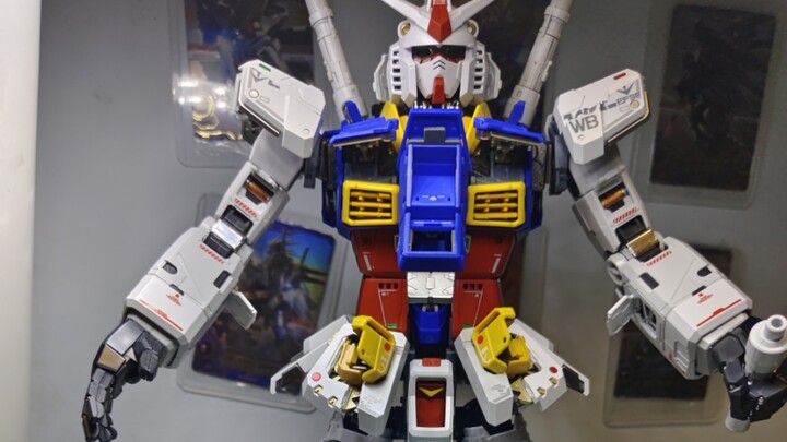 Dengan banyak omelan! Kakak Chao dan Kakak Jiafu akhirnya merakit pgu rx78 yang asli! Haha, Gundam y