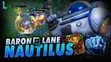Nautilus Bisa Baron & Bagus Loh, Bantai lane 😂 - Build Solo Top Nautilus Baron Gameplay Wild Rift