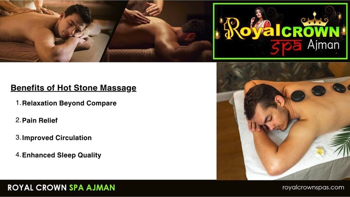 HOT STONE MASSAGE FOR RELAXATION IN THE BEST MASSAGE SPA IN AJMAN