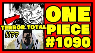 ¡¡Luffy Conoce EL TERROR!! ¡LUFFY VS KIZARU! - One Piece #1090 - Análisis y Review.