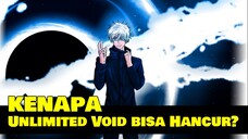 Kenapa Unlimited Void Gojo Bisa Hancur di Jujutsu Kaisen?