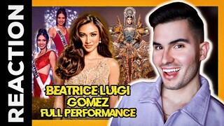 Beatrice Luigi Gomez Miss Universe 2021 Full Performance Reaction - From Preliminary to Final Night