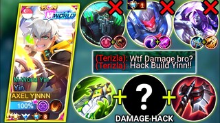 YIN VS TERIZLA AND SABER JUNGLE | YIN SIDELANE BEST BUILD AND EMBLEM 2023 | MOBILE LEGENDS