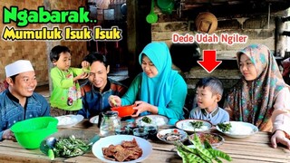 Porsi MAMAYU.. Langsung Menikmati Masakan Kampung, Tumis Kangkung, Pete, Sambel Pedas