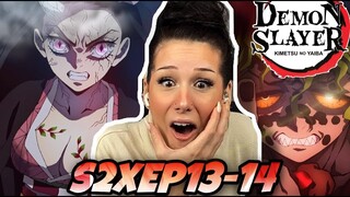 GYUTARO | Demon Slayer: Kimetsu No Yaiba Season 2 Episode 13-14  | REACTION