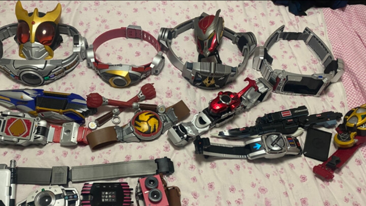 我目前所有的旧平成骑士腰带，展示一下给大家看看