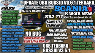 UPDATE OBB BUSSID V3.6.1 TERBARU SOUND ETS2 SCANIA | GRAFIK HD REALISTIS | BUS SIMULATOR INDONESIA
