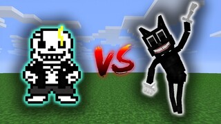 Gaster VS Cartoon Cat v3 | Minecraft | Most Balanced Battle in Minecraft