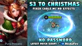 Fanny S3 To Christmas Skin Script No Password | Full Sound & HD Effects | Mobile Legends