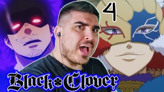 THE CAPTAINS LOOK CRAZY GOOD!!! ASTA KICKS ASS!!! BLACK CLOVER EPISODE 4 REACTION!!!