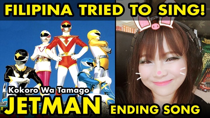 Filipina tries to sing Japanese Tokusatsu Song - Choujin Sentai JETMAN ending cover by Vocapanda