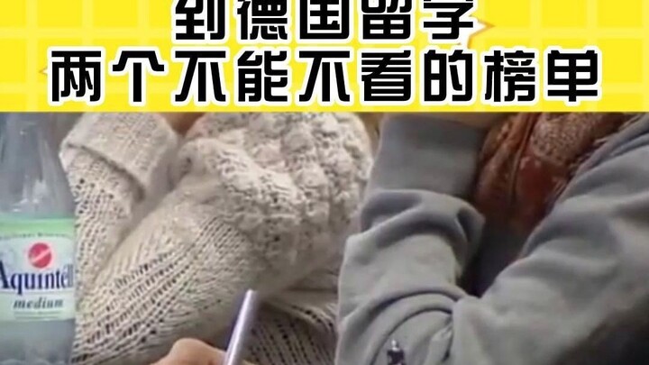 Du học Đức: Hai bảng xếp hạng nhất định phải tham khảo