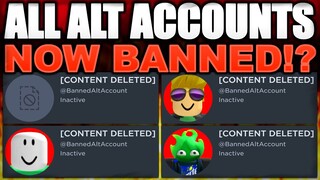 ALT ACCOUNT DETECTION BAN UPDATE!? GOOD OR BAD? (ROBLOX NEWS)