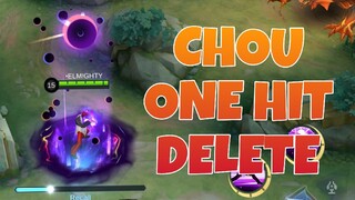 Isang One Hit ni ELMIGHTY CHOU (Chou one hit delete)