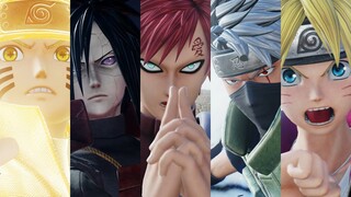 All Naruto Characters Ultimate Attacks & Transformations - Jump Force (60FPS)
