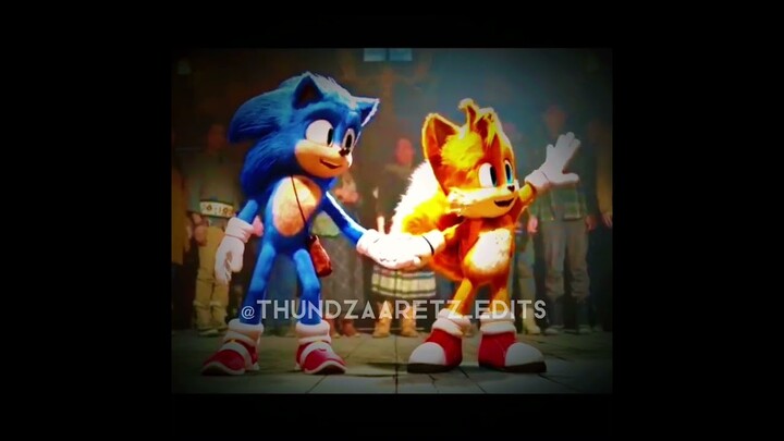 Sonic and tails dance (edit) #shorts #sonicthehedgehog2 #edit