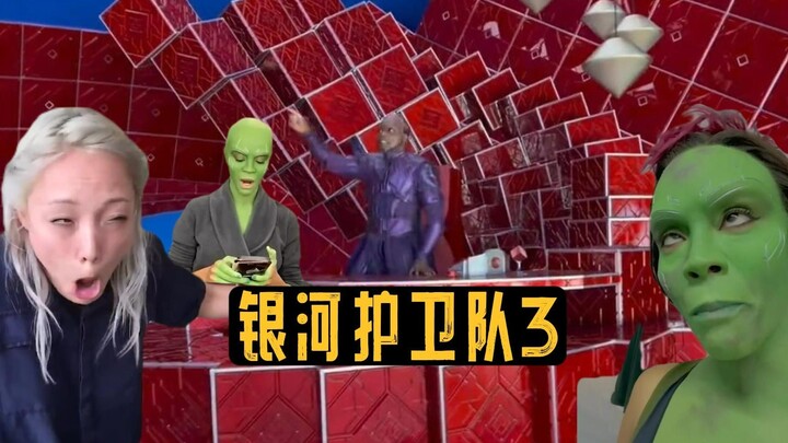 Beautiful women can do whatever they want! The set of Guardians of the Galaxy Vol. 3 is so interesti