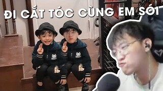 NHISM THEO CHÂN BỐ ĐỘ ĐƯA EM TÙNG SÓI ĐI CẮT TÓC, SIÊU ĐÁNG YÊU VÔ ĐỊCH VŨ TRỤ | NHISM REACTION