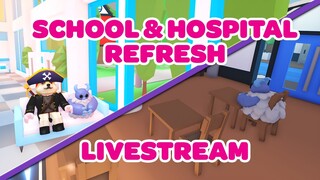 🏥Exploring The NEW HOSPITAL & SCHOOL!🏫 Hospital & School Refresh Update!✨ Adopt Me! On Roblox!