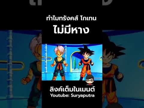 ดราก้อนบอล ความลับทำไมโกเทน ทรังคส์ ไม่มีหาง (Official) Dragon Ball Z Super  | สุริยบุตร