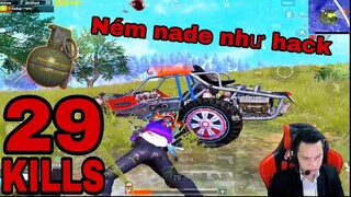 PUBG Mobile - Siêu phẩm ném Nade như hack và pha xử lý bo cuối chỉ 1 chấm máu highlight