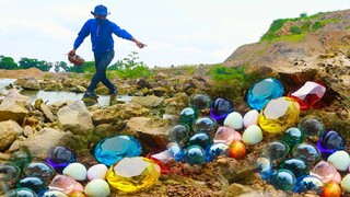 How to basic to draw mine prince diamonds -  pearls - gold rush in million years old watered rock