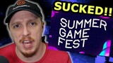 That kinda SUCKED!! - Summer Game Fest 2022 Reaction