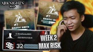 Baru Kali Ini Max Risk 2 Minggu Di CC !! ~ CC#7 Risk 32 Arknights