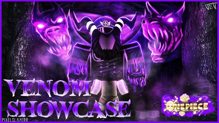VENOM FRUIT SHOWCASE IN A ONE PIECE GAME (ROBLOX)