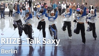 应援声满满的街头Talk Saxy翻跳 氛围超好的柏林KPOP路演