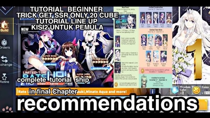 [ Hololive x Azurlane ]
TUTORIAL  AZUR LANE   BEGINNER  COMPLETE  GUIDE 1