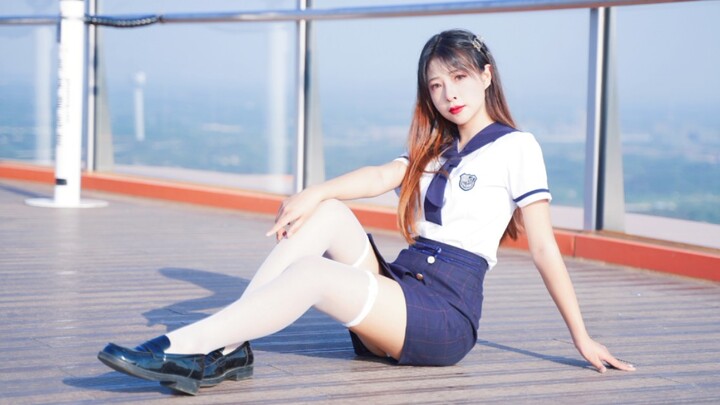 White silk uniform skirt? Korean JK?