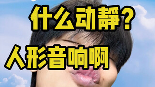 什么动静？人形音响啊？