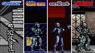 Robocop Versus The Terminator [1993] GameBoy vs. NES vs. SMS vs. Game Gear vs. Genesis vs. SNES [4K]