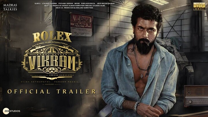 Vikram 2_ Rolex - Official Trailer _ Kamal Haasan _ Suriya _ Thalapathy Vijay _