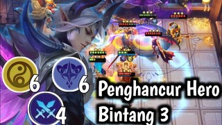 Counter Hero Bintang 3 ‼️ Lawan 6 Hero Bintang 3 Commander Tharz | Magic Chess