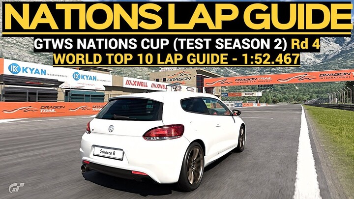 Gran Turismo 7 - LAP GUIDE! GTWS Nations Cup Test Season 2 Round 4! Volkswagen Scirocco R!