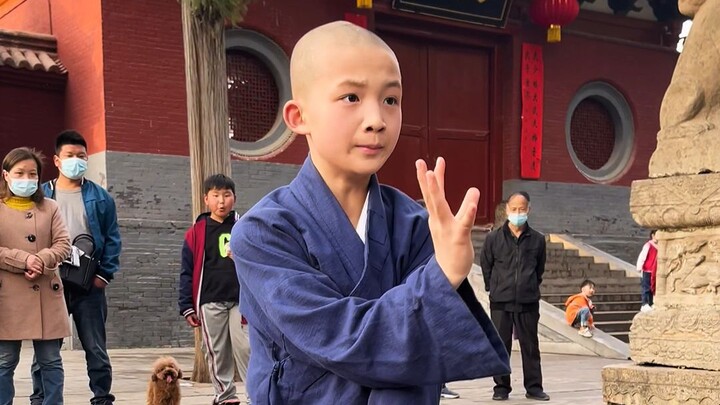 Performed a Seven-Star Fist routine for the tourists.