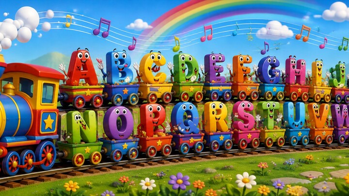 🚂 ABC Alphabet Train Adventure | A to Z Learning Song for Kids 🎵