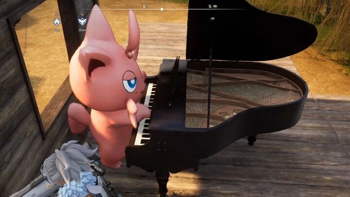 [Palworld] Piano Cat on the Sea, So Cute!