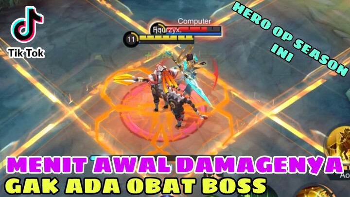 DARAH SETEBAL BAJA DAMAGE SESAKIT ASSASSIN‼️ HERO EARLY GAME TERSAKIT - REVIEW SKIN EPIC HYLOS