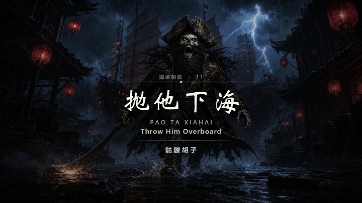骷髅胡子《抛他下海》｜你竟敢偷窃 把他扔下船