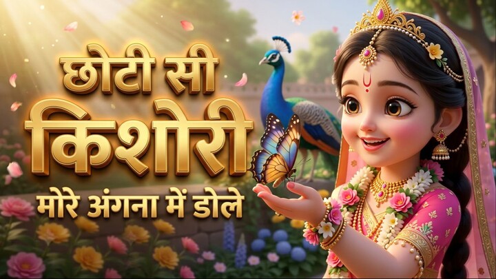 Chhoti Si Kishori | छोटी सी किशोरी मोरे अंगना में डोले रे | Ananya Bhakti Ras | Radha Rani Bhajan