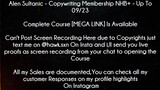 Alen Sultanic Course Copywriting Membership NHB+ - Up To 09/23 download