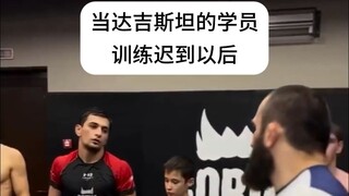 当学员训练迟到以后，教练是真打啊😅