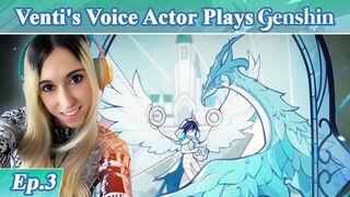 Venti's English Voice Actor plays GENSHIN IMPACT! Part 3 - VENTI TIME, BABY!