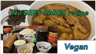 No BEEF PARES | WALANG BEEF (plant based)