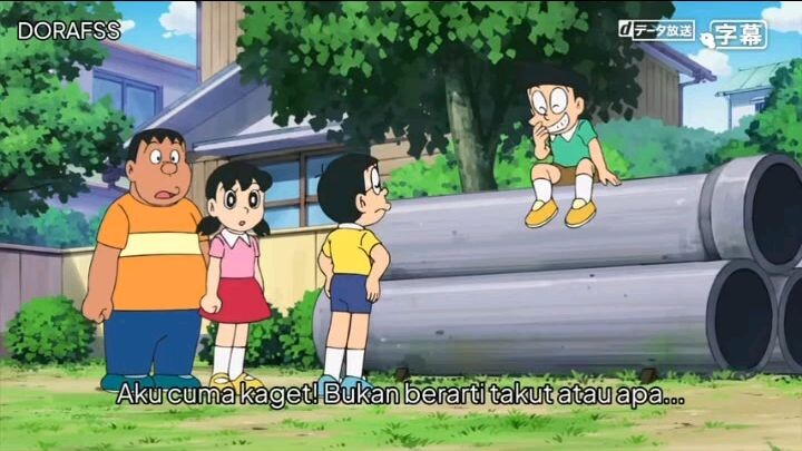 Doraemon episode Ngakak besar!!! Unji nyali yang aneh subtitle Indonesia
