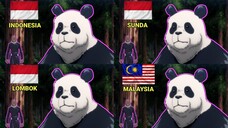 Parody 4 Bahasa || Panda vs Mechamaru